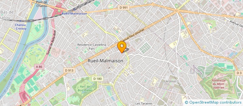 localisation de l'entreprise MADAME NATHALIE CLEMENT à RUEIL-MALMAISON