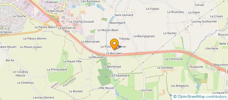 localisation de l'entreprise MADAME NATHALIE CLEMENT à PLEUMELEUC