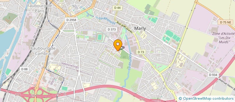 localisation de l'entreprise MADAME NATHALIE CLOATRE  MARLY