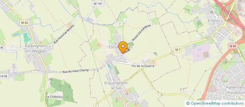localisation de l'entreprise MADAME NATHALIE CLOETENS à ESCOBECQUES