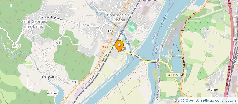 localisation de l'entreprise MADAME NATHALIE CLOSSON  SAINT-GEORGES-LES-BAINS