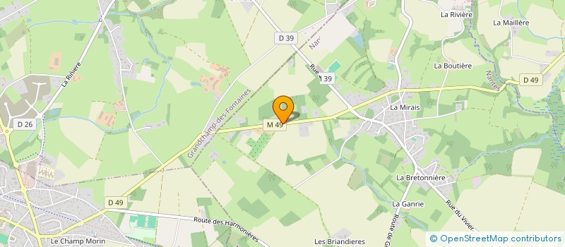 localisation de l'entreprise MADAME NATHALIE CLOTEAU à TREILLIERES