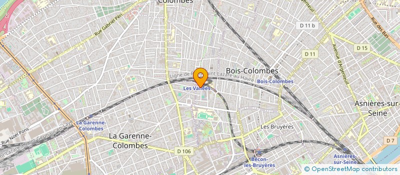 localisation de l'entreprise MADAME NATHALIE CLUIS à BOIS-COLOMBES