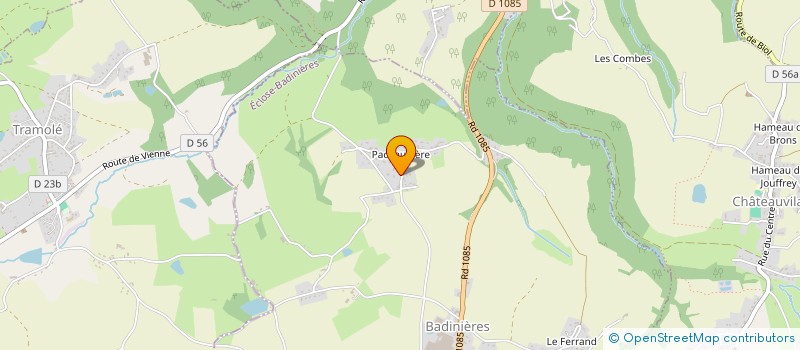 localisation de l'entreprise MADAME NATHALIE COBOS  ECLOSE-BADINIERES