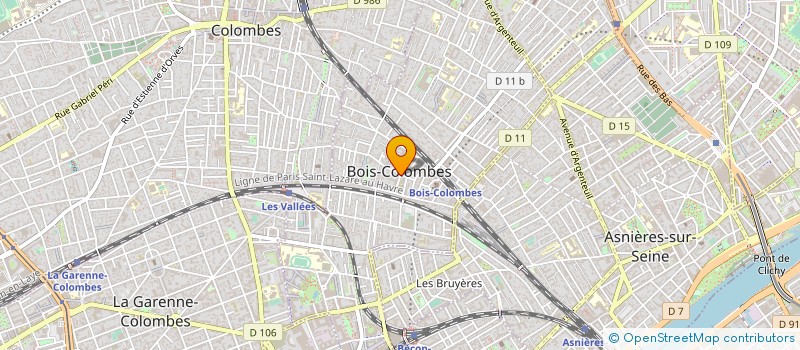 localisation de l'entreprise MADAME NATHALIE COEFFE à BOIS-COLOMBES