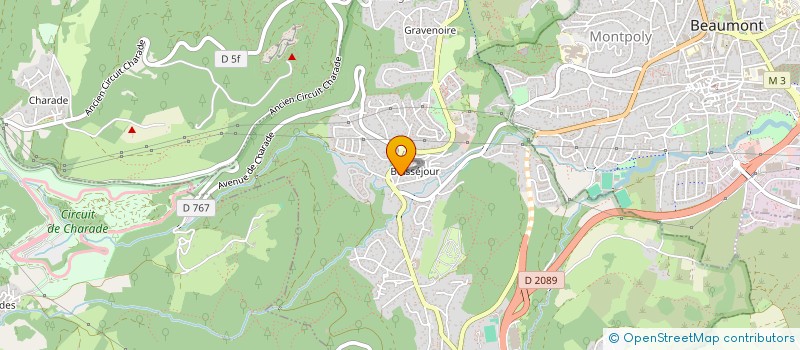 localisation de l'entreprise MADAME NATHALIE COELHO  AUBIERE