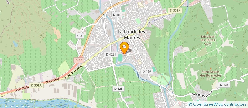 localisation de l'entreprise MADAME NATHALIE COHAT  LA LONDE-LES-MAURES