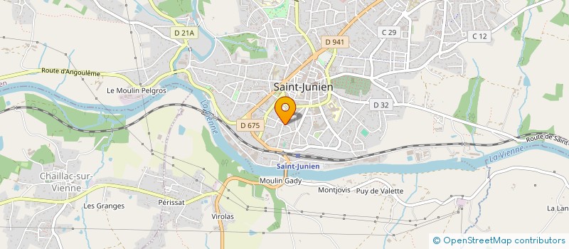 localisation de l'entreprise MADAME NATHALIE COINDAUD à SAINT-JUNIEN