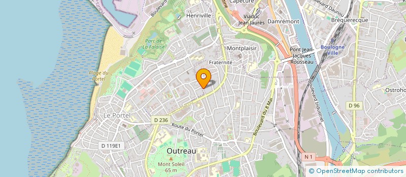 localisation de l'entreprise MADAME NATHALIE COINON  OUTREAU