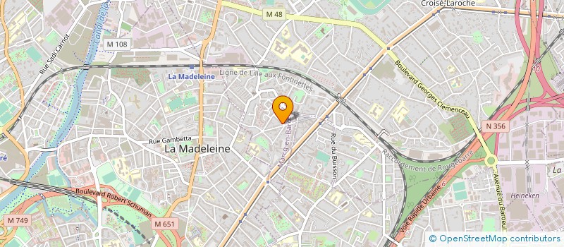 localisation de l'entreprise MADAME NATHALIE COLARD à MARCQ-EN-BARŒUL