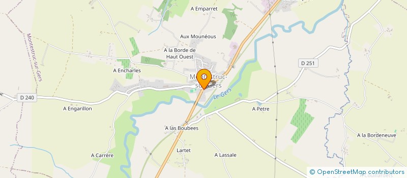 localisation de l'entreprise MADAME NATHALIE COLAS  MONTESTRUC-SUR-GERS