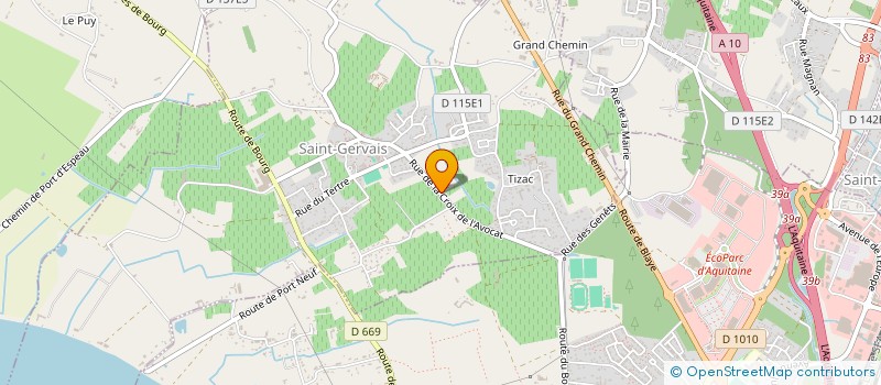 localisation de l'entreprise MADAME NATHALIE COLLOT  VERAC