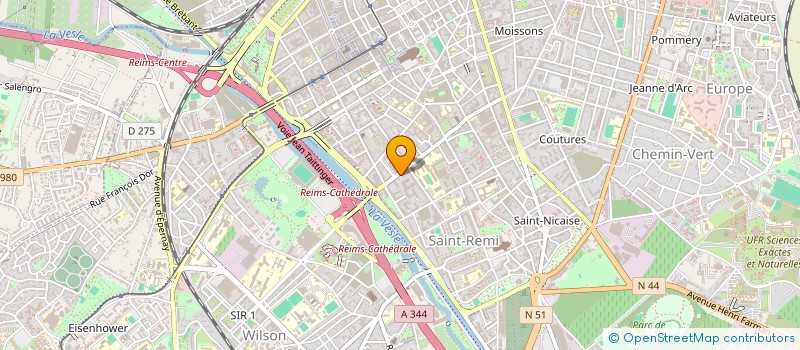 localisation de l'entreprise MADAME NATHALIE COMBE  REIMS