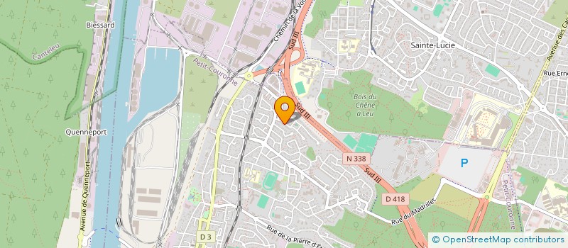 localisation de l'entreprise MADAME NATHALIE COMBLEZ  PETIT-COURONNE