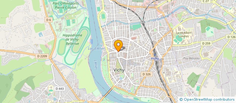 localisation de l'entreprise MADAME NATHALIE COMPTE à VICHY