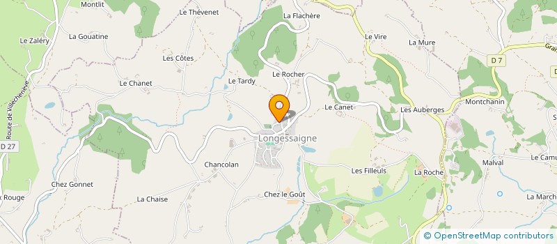 localisation de l'entreprise MADAME NATHALIE COMTE  LONGESSAIGNE