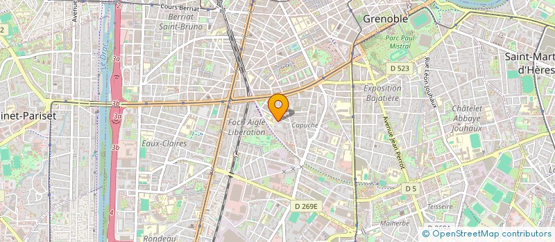 localisation de l'entreprise MADAME NATHALIE CONESA  GRENOBLE