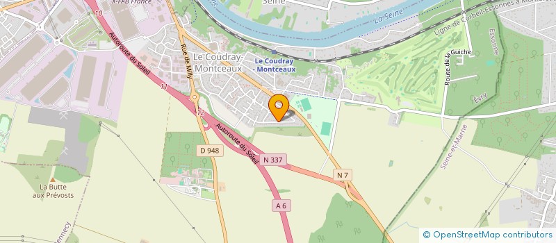 localisation de l'entreprise MADAME NATHALIE CONSTANT  LE COUDRAY-MONTCEAUX