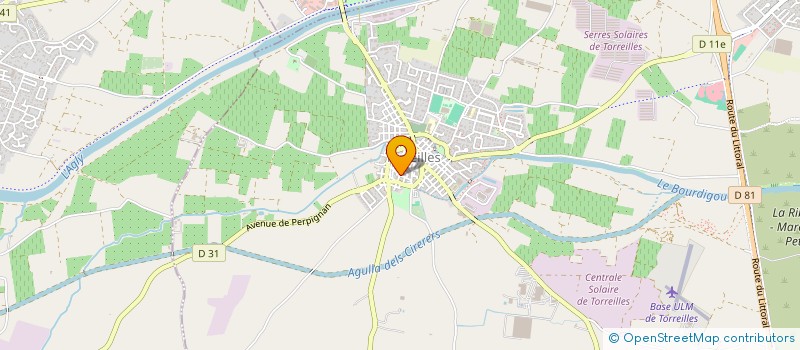 localisation de l'entreprise MADAME NATHALIE CONTE  TORREILLES