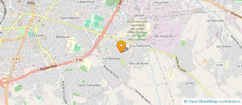 localisation de l'entreprise MADAME NATHALIE COQUAN à ALBI