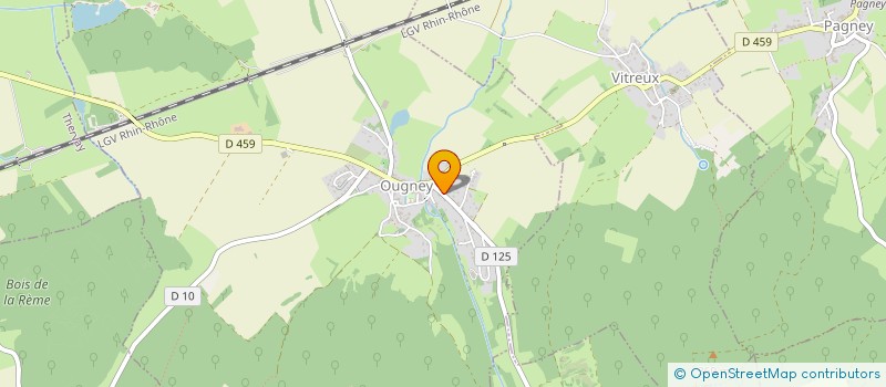 localisation de l'entreprise MADAME NATHALIE COQUARD  OUGNEY
