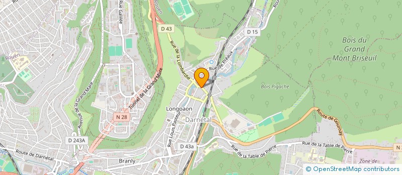 localisation de l'entreprise MADAME NATHALIE COQUILLE  DARNETAL