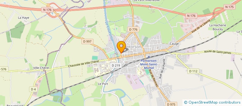 localisation de l'entreprise MADAME NATHALIE CORBEL  PONTORSON