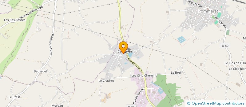 localisation de l'entreprise MADAME NATHALIE CORBEL  QUESSOY