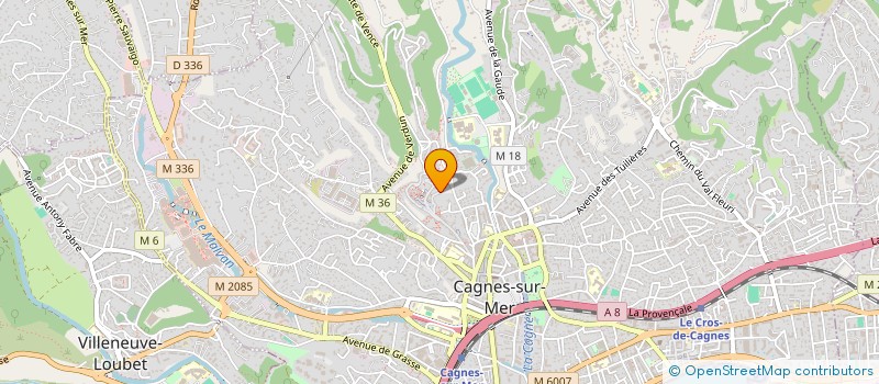 localisation de l'entreprise MADAME NATHALIE CORDONNER à CAGNES-SUR-MER