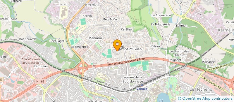 localisation de l'entreprise MADAME NATHALIE CORLOBE à VANNES