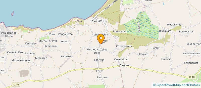 localisation de l'entreprise MADAME NATHALIE CORLOSQUET à PLOUGUERNEAU
