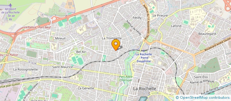 localisation de l'entreprise MADAME NATHALIE CORREIA  LA ROCHELLE