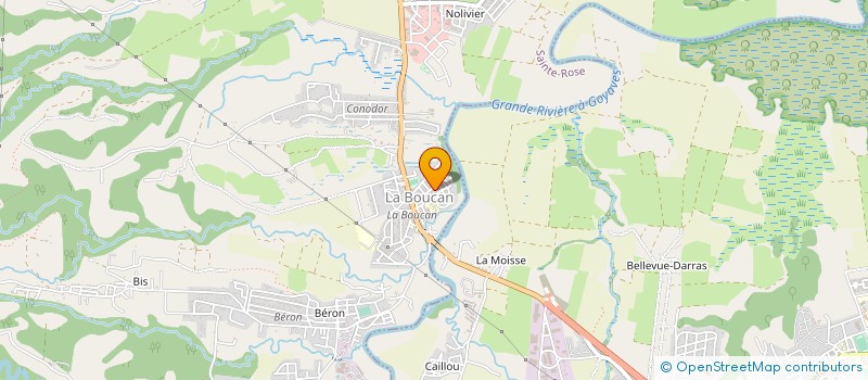 localisation de l'entreprise MADAME NATHALIE CORTES  SAINTE-ROSE