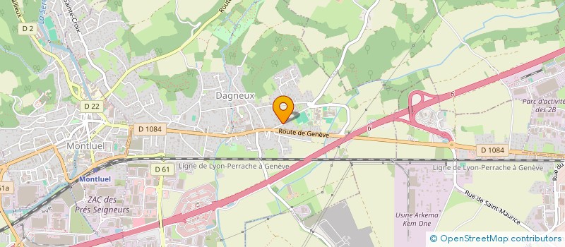 localisation de l'entreprise MADAME NATHALIE COTE  DAGNEUX