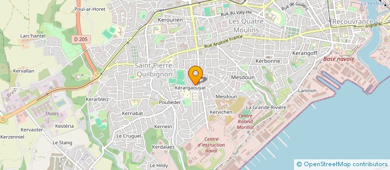 localisation de l'entreprise MADAME NATHALIE COTELLE à BREST