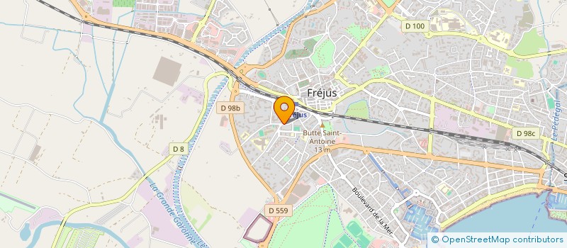 localisation de l'entreprise MADAME NATHALIE COUDRET à FREJUS