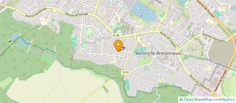 localisation de l'entreprise MADAME NATHALIE COULON  VOISINS-LE-BRETONNEUX