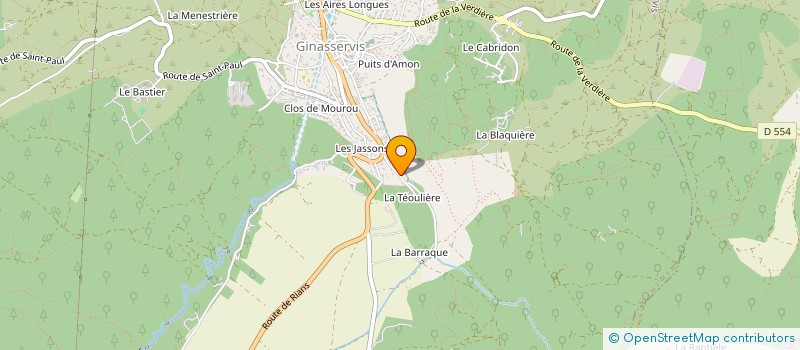 localisation de l'entreprise MADAME NATHALIE COURTOIS  GINASSERVIS