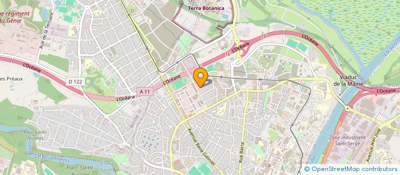 localisation de l'entreprise MADAME NATHALIE COUSIN à ANGERS