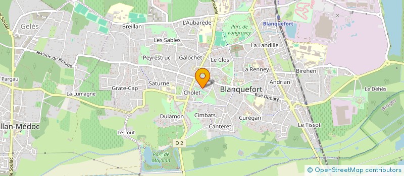 localisation de l'entreprise MADAME NATHALIE COUSINET à BLANQUEFORT