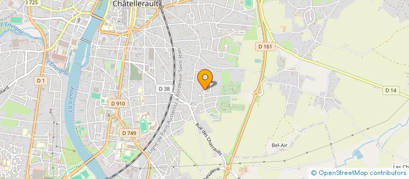 localisation de l'entreprise MADAME NATHALIE COUSSEMACKER  CHATELLERAULT