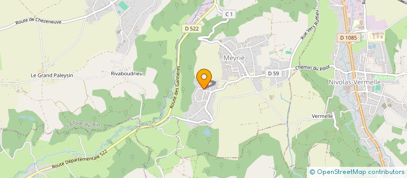 localisation de l'entreprise MADAME NATHALIE COUTURIER  MEYRIE