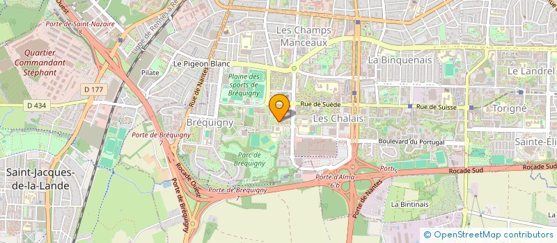 localisation de l'entreprise MADAME NATHALIE COUVREUX  RENNES