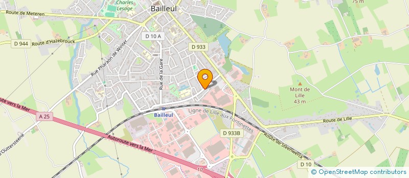 localisation de l'entreprise MADAME NATHALIE CRAEYE à BAILLEUL