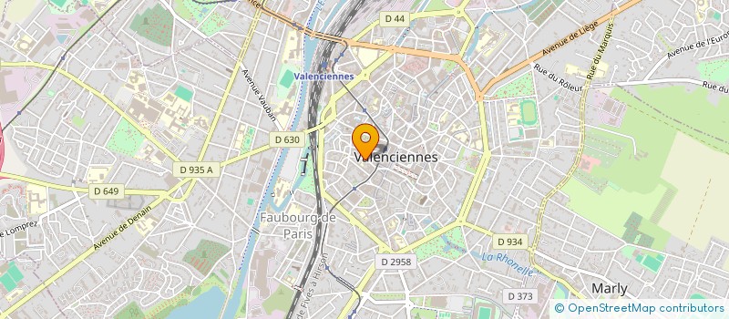 localisation de l'entreprise MADAME NATHALIE CRAPET  VALENCIENNES