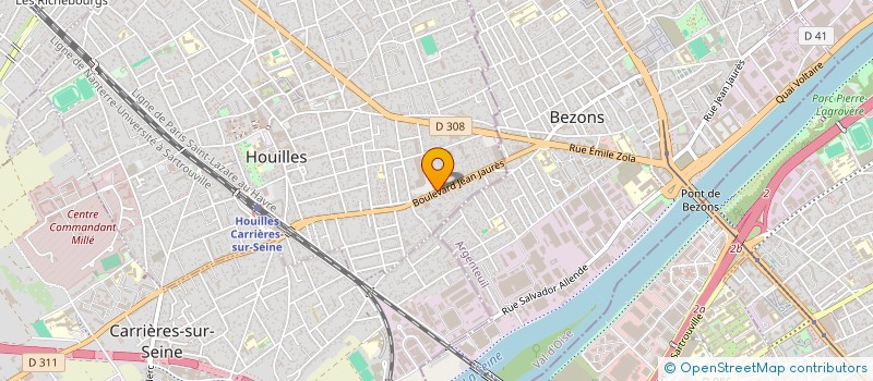 localisation de l'entreprise MADAME NATHALIE CRAVEIRO  HOUILLES