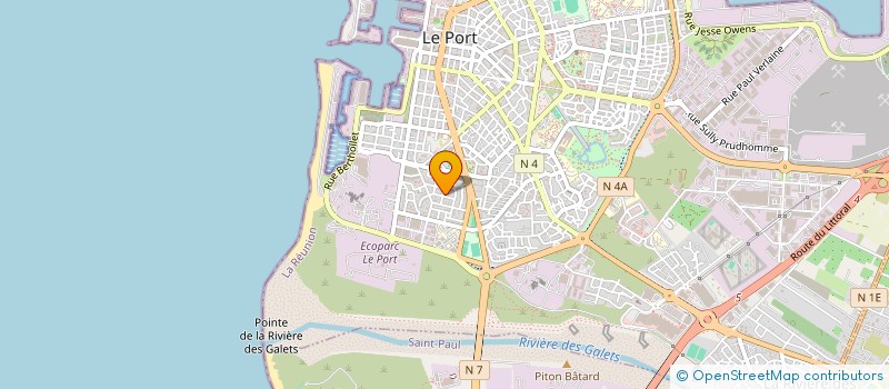 localisation de l'entreprise MADAME NATHALIE CRESCENCE  LE PORT