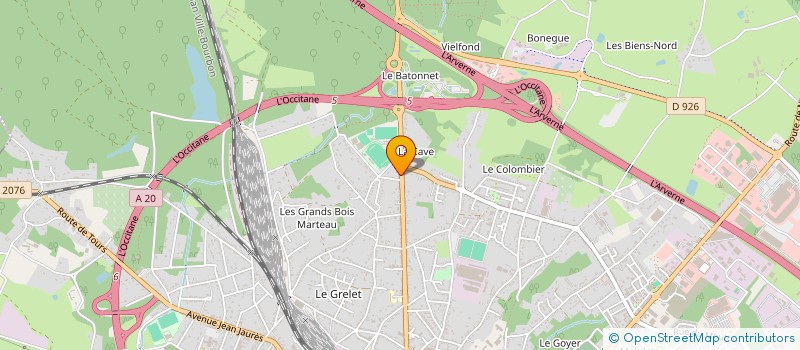 localisation de l'entreprise MADAME NATHALIE CRESPAT  VIERZON