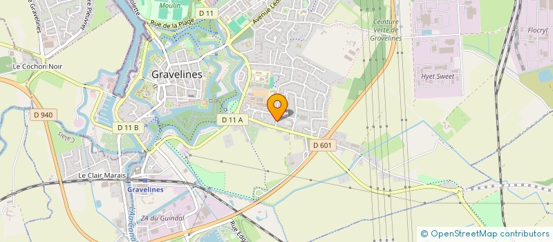 localisation de l'entreprise MADAME NATHALIE CRETON à GRAVELINES