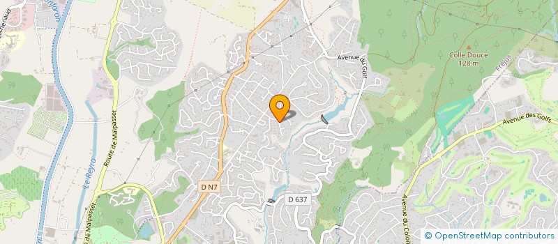 localisation de l'entreprise MADAME NATHALIE CRISTINA à FREJUS